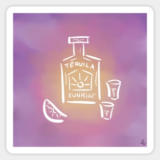 Tequila Sunrise Sticker